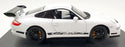 Welly 1/18 scale Diecast 18015W - Porsche 911 997 GT3 RS - White/Black