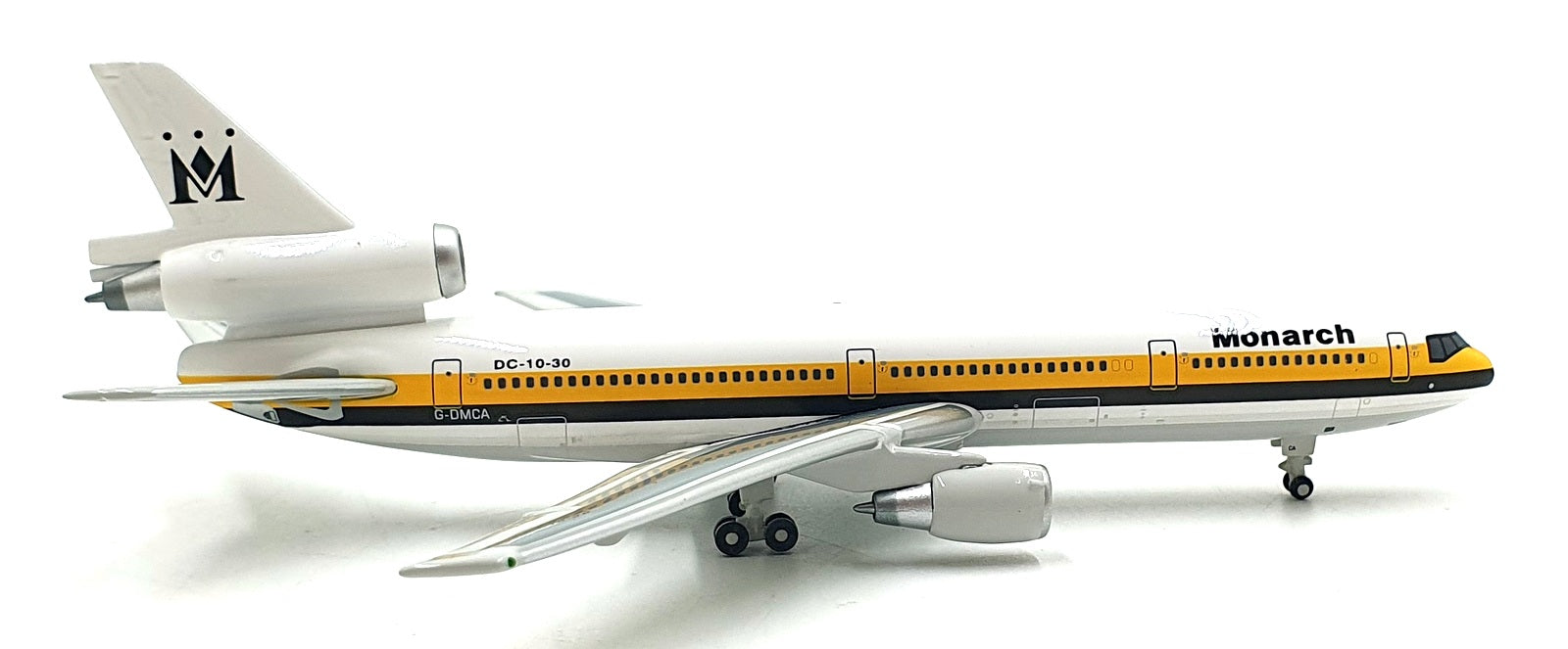 Gemini Jets 1/400 Scale GJMON503 - Monarch DC-10-30 McDonnell Douglas G-DMCA