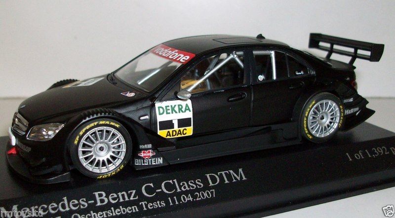 MINICHAMPS 1/43 - 400073791 MERCEDES BENZ C-CLASS DTM 2007 TEAM AMG TEST CAR