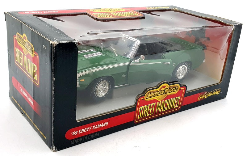 Ertl 1/18 Scale Diecast 7981 - 1969 Chevrolet Camaro SS - Green/White