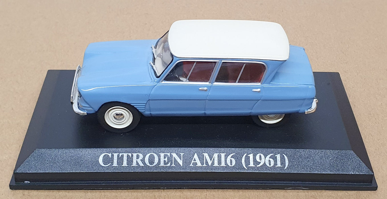 Altaya 1/43 Scale Diecast DZ74 - 1961 Citroen AM16 - Blue/White