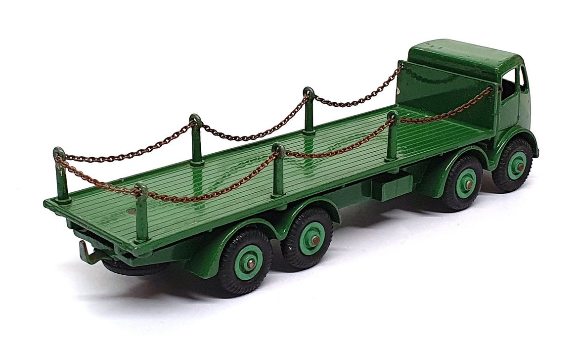 Dinky Supertoys Original Diecast 905 - Foden Flat Truck With Chains - Green