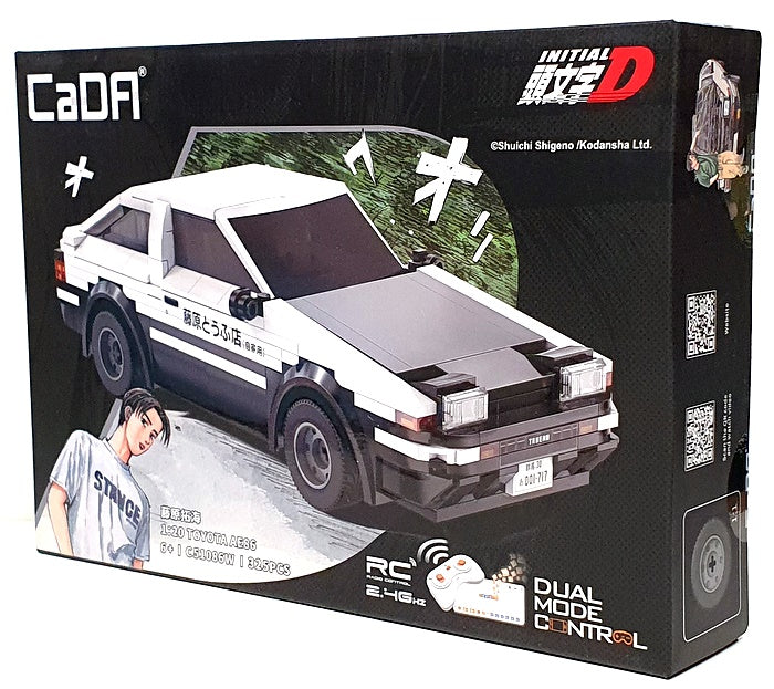 CaDA 1/20 Scale Brick Kit C51086W - RC Toyota AE86 Trueno 325 Pcs - White/Black