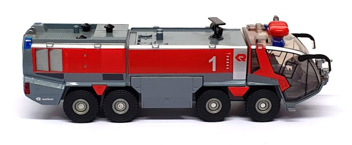 Siku 1/50 Scale 2105 - Rosenbauer Airfield Water Cannon Fire Truck - Red/Grey