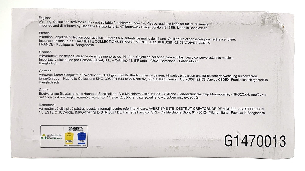 Hachette 1/43 Scale G1470013 - 1995 MAN F2000 Germany - Blue