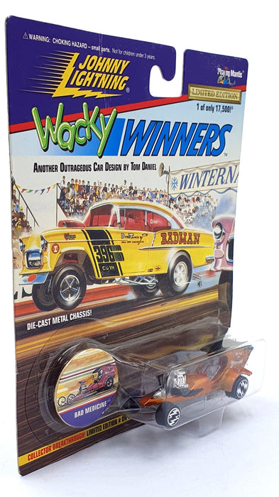 Johnny Lightning 1/64 Scale 301-02 - Wacky Winners Bad Medicine - Orange