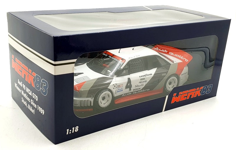 Werk83 1/18 Scale Diecast W1806001 - Audi 90 IMSA GTO #4 Stuck 1989