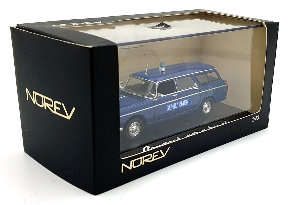 Norev 1/43 Scale 474428 - Peugeot 404 Break Gendarmerie - Blue