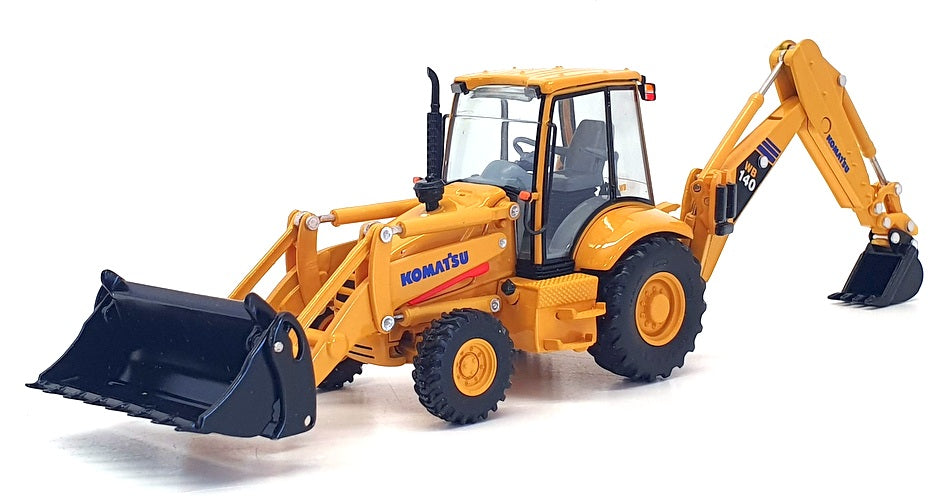 First Gear 1/50 Scale Diecast 50-0193 - Komatsu WB140 Backhoe Loader
