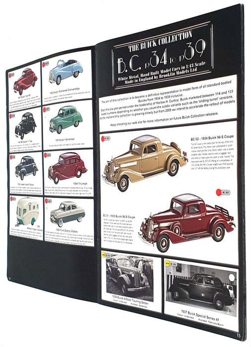 Brooklin Models Vol.9 Jan-Dec 2008 - A4 Fully Illustrated Colour Catalogue
