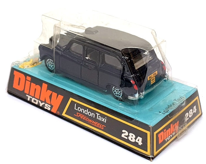 Dinky Toys Appx 10cm Long Original Diecast 284 - Austin London Taxi - Dk. Blue