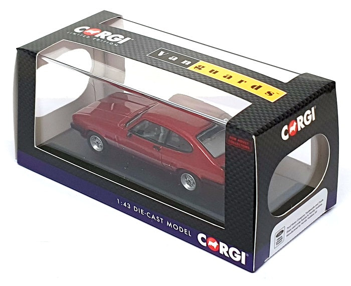 Vanguards 1/43 Scale VA10824 - Ford Capri Mk3 2.0S - Met. Imperial Red