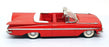 Vitesse 1/43 Scale 390 - 1960 Chevrolet Impala Open Cabrio - Red/Red Interior