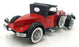 Franklin Mint 1/24 Scale 9126F - 1928 Stutz Black Hawk Boat-tail Speedster - Red