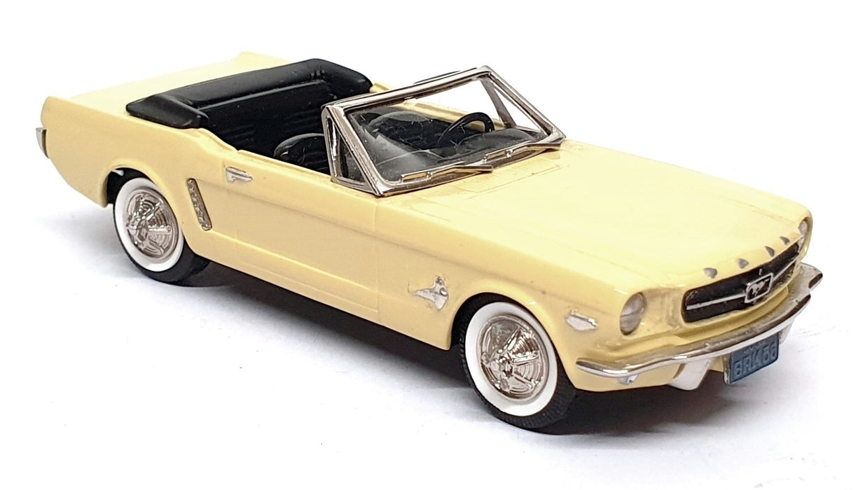 Brooklin Models 1/43 Scale BRK56 - 1965 Ford Mustang - Yellow 1 Of 1000