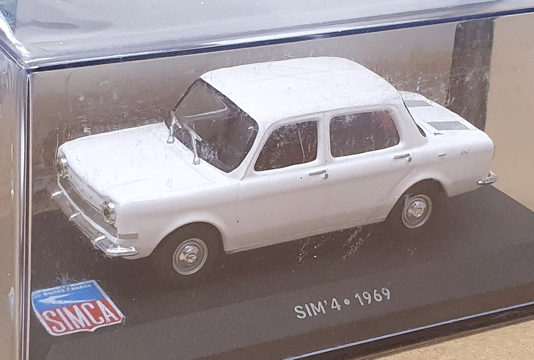 Altaya 1/43 Scale Diecast 71025H - 1969 Simca Sim' 4 - White