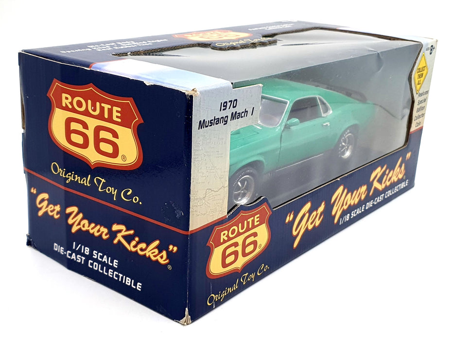 ERTL 1/18 Scale Diecast 78059 - 1970 Ford Mustang Mach 1 - Green/Black