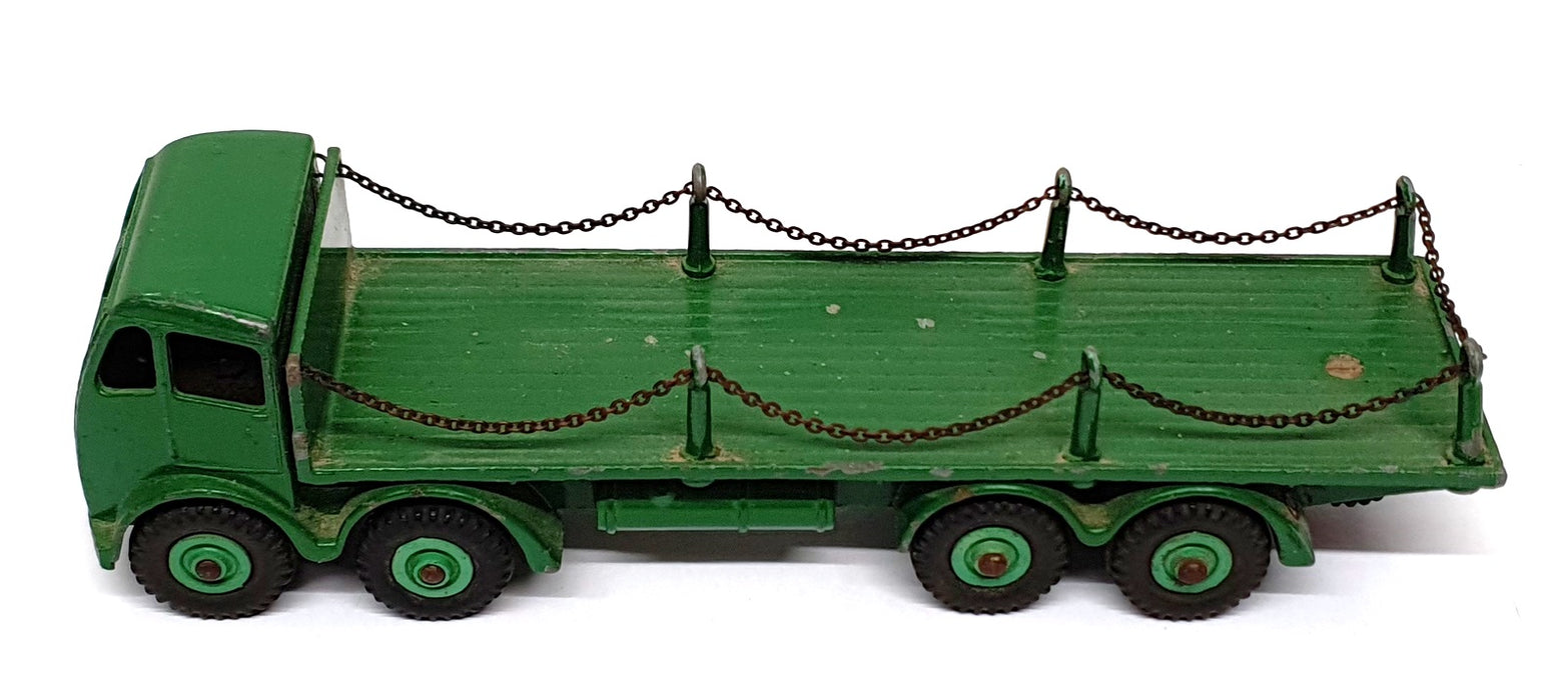 Dinky Supertoys 31526C - Foden Flat Truck With Chains - Green REPAINT