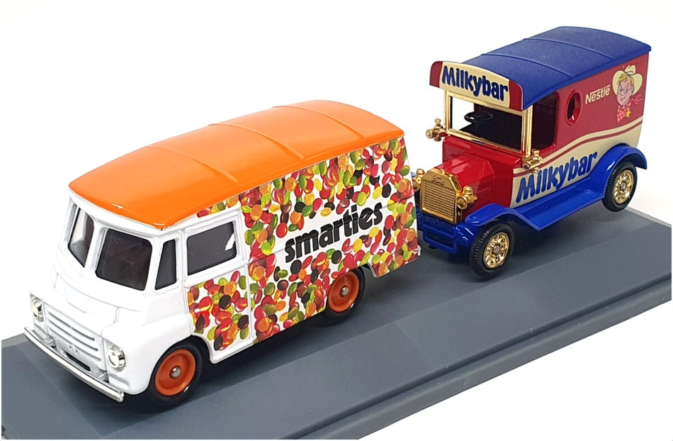 Corgi Nestle 2-Piece Set NE1002 - Smarties Morris Van & Milkybar Ford Van