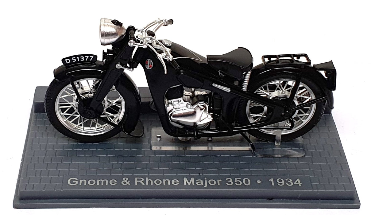 Altaya 1/24 Scale D51377 - 1934 Gnome & Rhone Major 350 Motorbike - Black