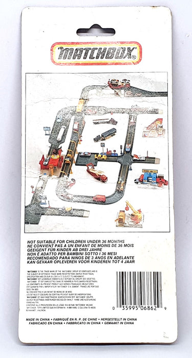 Matchbox Diecast MB-862 - 3 Piece Set 2x Buses & 1 Ford Transit Van