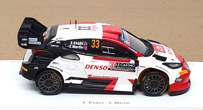 Spark 1/43 Scale S6719 - Toyota GR Yaris #33 4th Monte Carlo Rally 2023