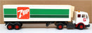 Matchbox Appx 27cm Long K-124 - Mercedes Benz Fridge Truck (7UP) White