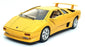 Burago 1/18 Scale Diecast 3041 - 1990 Lamborghini Diablo - Yellow