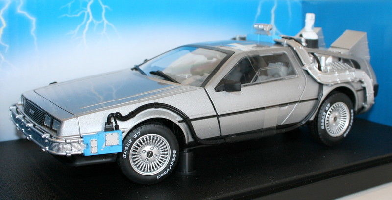 Hot Wheels 1/18 Scale Diecast CMC98 Back To The Future DMC DeLorean Time Machine