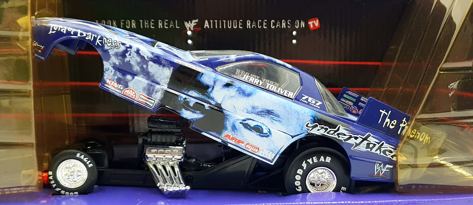 Road Champs 1/43 Scale 85700 - WWF Attitude Racing Lord Of Darkness - Toliver