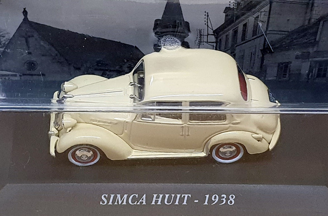 Altaya 1/43 Scale Diecast 71025G - 1938 Simca Huit - Lt. Beige
