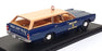 Goldvarg 1/43 Scale GC-094 - 1970 Ford Galaxie Nassau Police Car - Dk. Blue/Pink