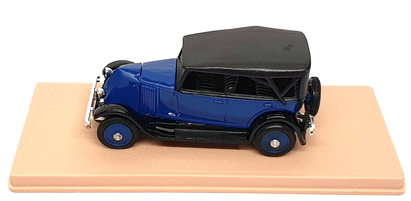 Eligor 1/43 Scale 1040 - 1927 Renault NN Torpedo Capote - Blue/Black