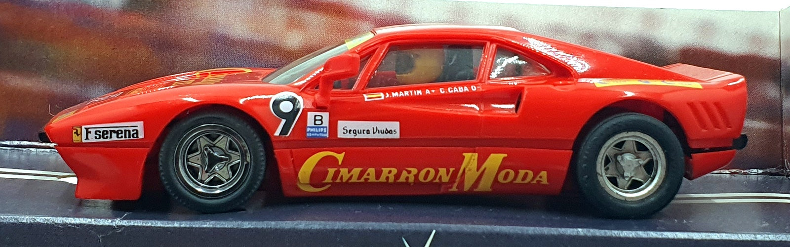 Scalextric 1/32 Scale Slotcar C391 - Ferrari GTO #9 - Red