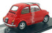 KK Scale 1/12 Scale Diecast KKDC120061 - Fiat 500 F 1968 Custom - Red 