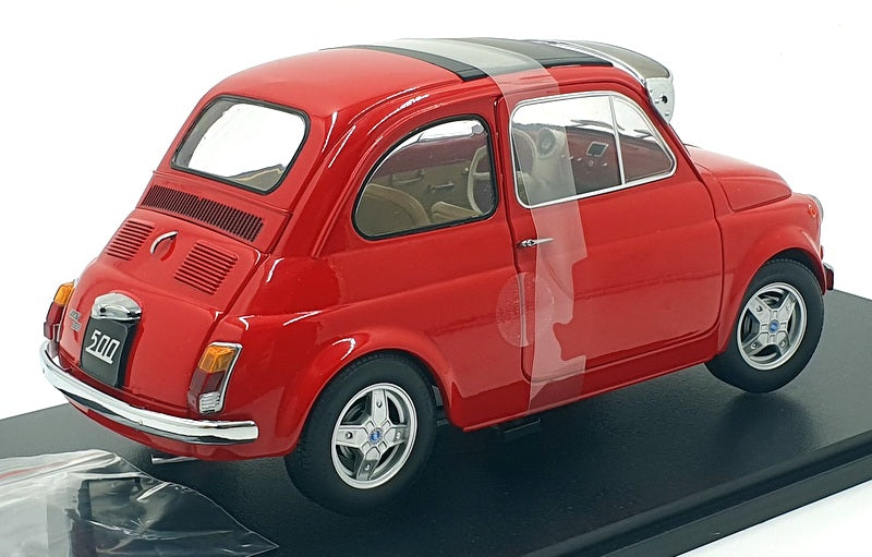 KK Scale 1/12 Scale Diecast KKDC120061 - Fiat 500 F 1968 Custom - Red 