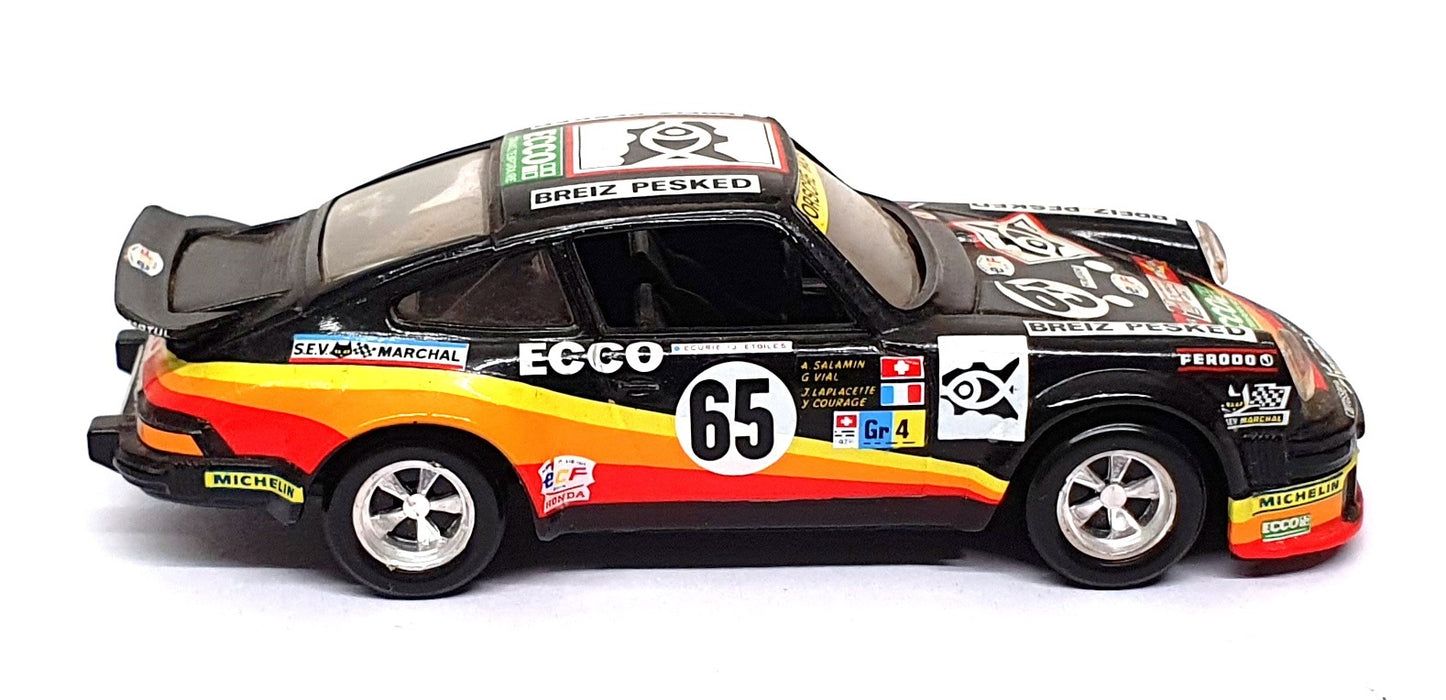 Solido 1/43 Scale Diecast 1323 - Porsche 934 Race Car #65 - Black
