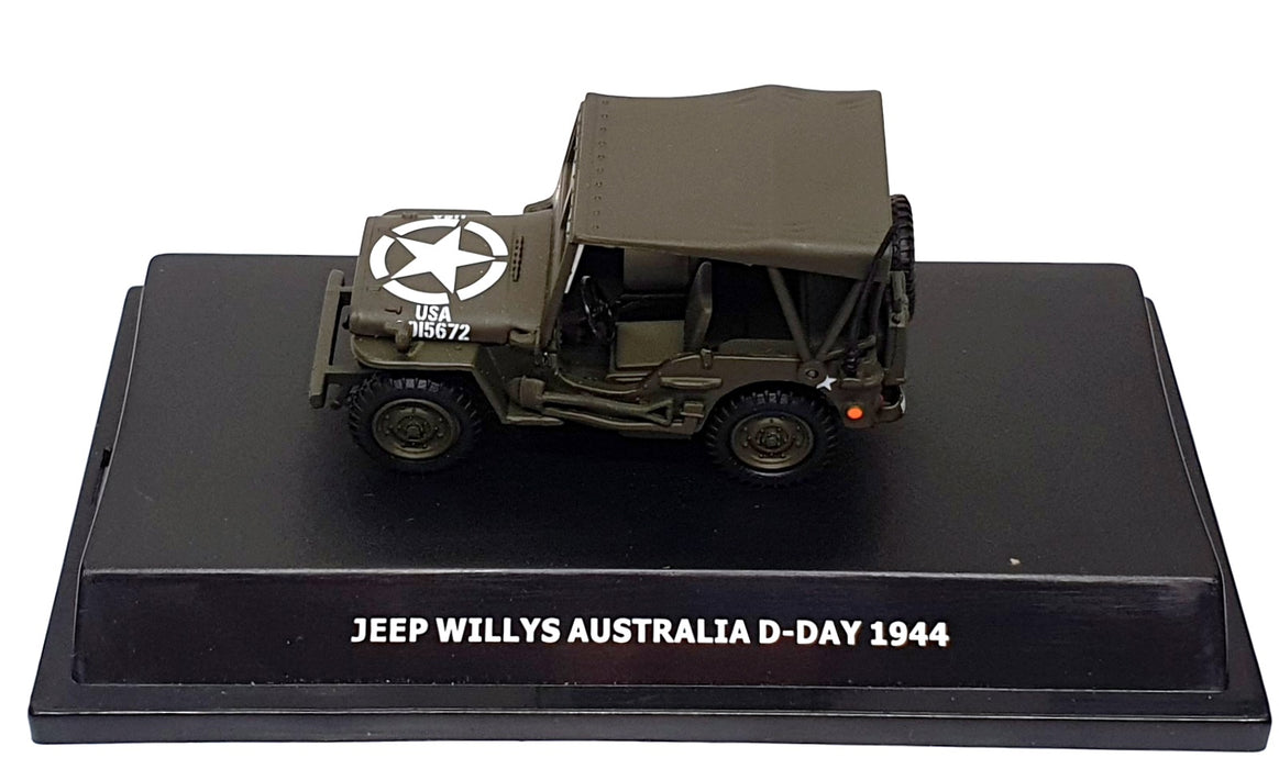Wemi Models 1/43 Scale 20171 - Willys Jeep Australia D-Day 1944 - Green