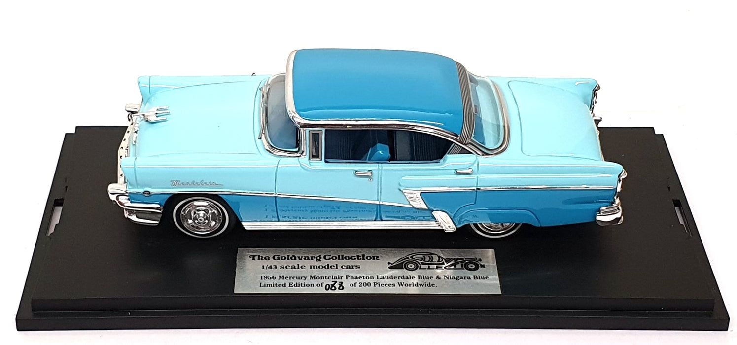 Goldvarg 1/43 Scale GC-086B 1956 Mercury Montclair Lauderdale Blue/Niagara Blue