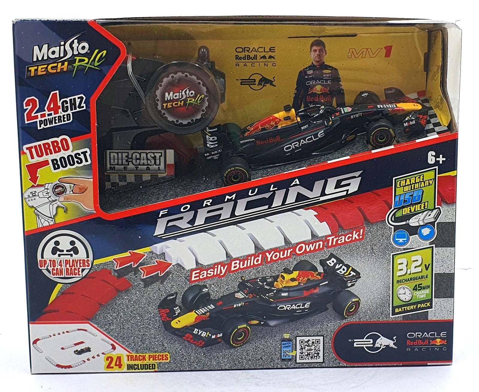 Maisto 82672 1/41 Scale R/C 2.4GHz - F1 Red Bull #1 - Max Verstappen