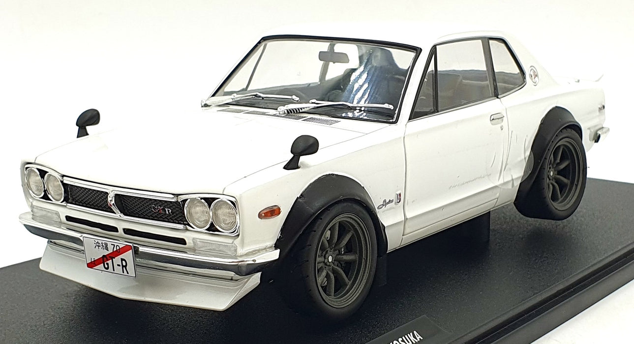 Solido 1/18 Scale Diecast S1813001 - 1970 Nissan Skyline (C10) Hakosuka - White
