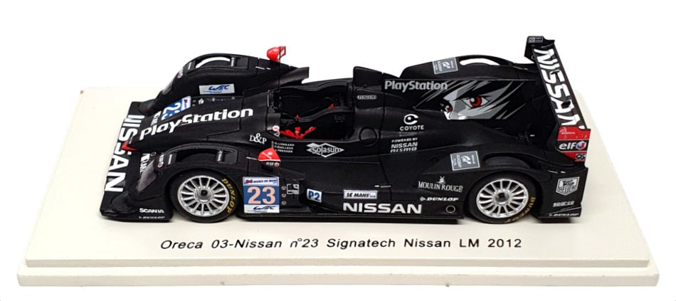 Spark 1/43 Scale S3710 - Oreca 03-Nissan Signatech Nissan Le Mans 2012 - Black