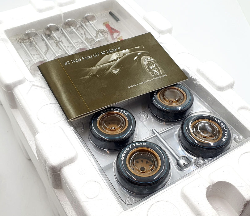 GMP 1/12 Scale Diecast 12071 - Ford GT40 Mark II McLaren/Amon #2 Le Mans