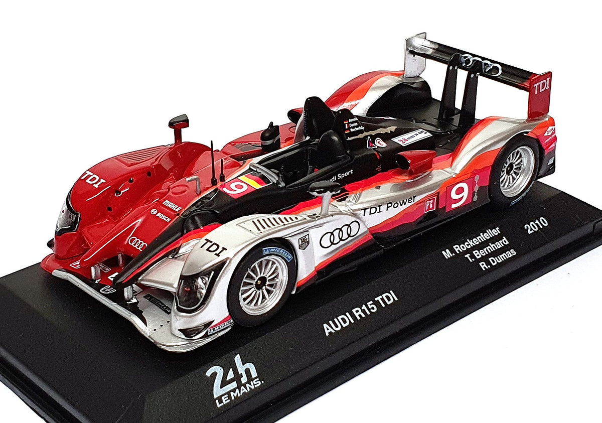Die Cast R15 Altaya 1/43 Scale Diecast 30725 - Audi R15 TDI #9 24Hr Le Mans 2010 — R ...