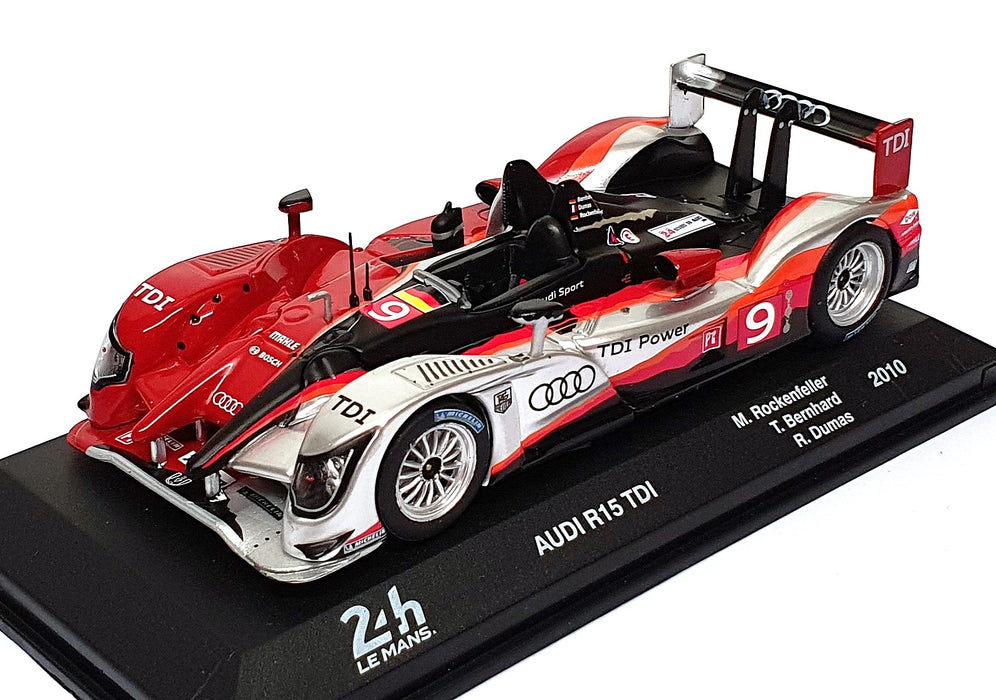 Altaya 1/43 Scale Diecast 30725 - Audi R15 TDI #9 24Hr Le Mans 2010