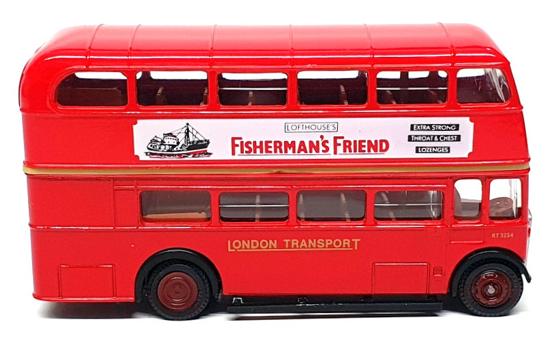EFE 1/76 Scale 101006S - AEC Regent London Bus R406F (Fisherman's Friend) Red