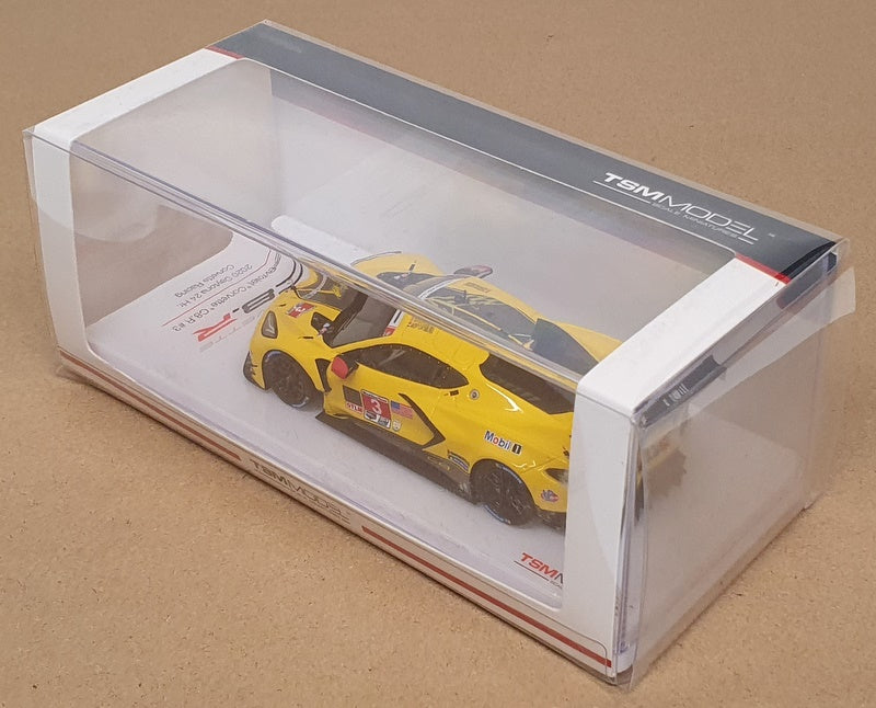 TSM 1/43 Scale TSM430512 - Chevrolet Corvette C8.R #3 24H Daytona 2020 - Yellow