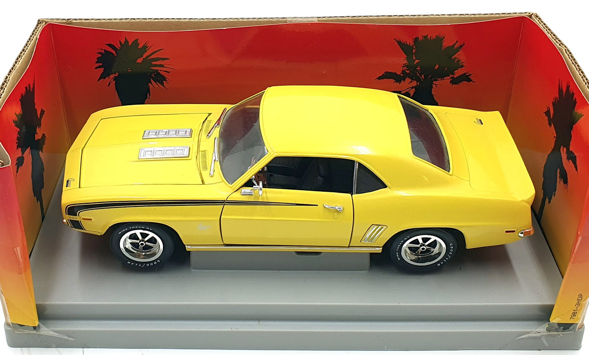 Ertl 1/18 Scale Diecast 7981 - 1969 Chevrolet Camaro - Yellow
