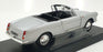 Norev 1/18 Scale Diecast 184835 - 1967 Peugeot 404 Cabriolet - Silver