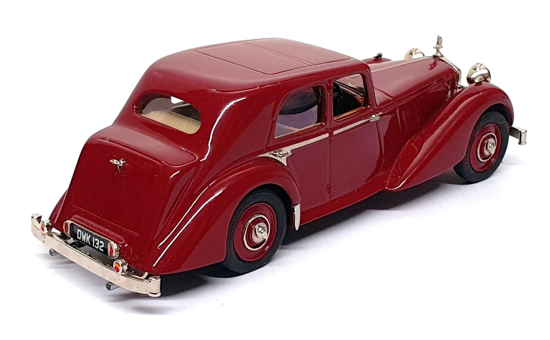 J&M Classics 1/43 Scale JM103 - 1938 Alvis Speed 25 Charlesworth Saloon - Maroon